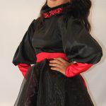 Latin Siyah Dans Kostümü