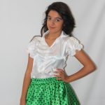 Grease Kız Kostümü Yeşil