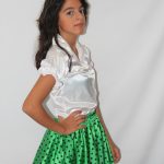 Grease Müzikal Yeşil Kız Kostümü